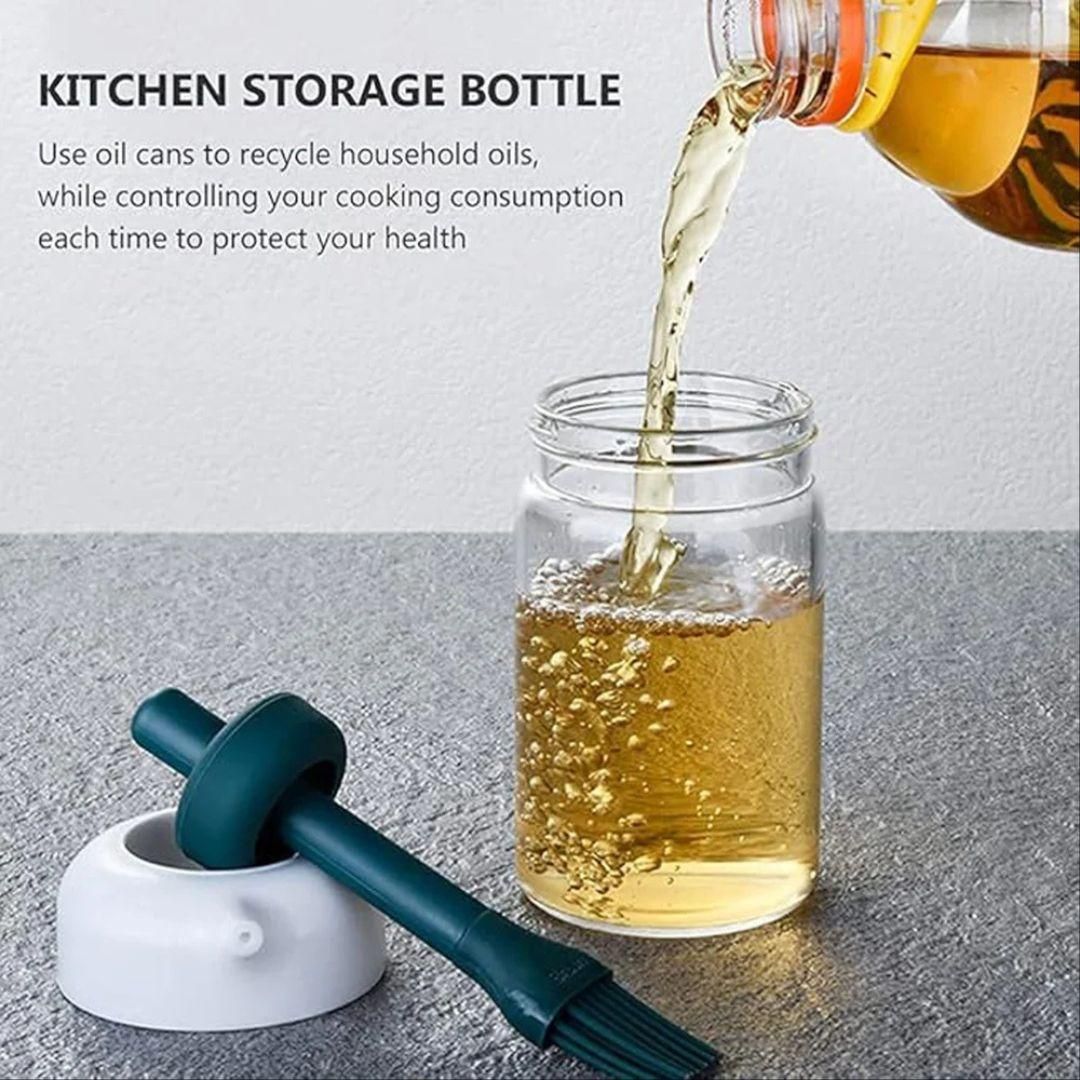 2-in-1 Oil Dispenser with Brush