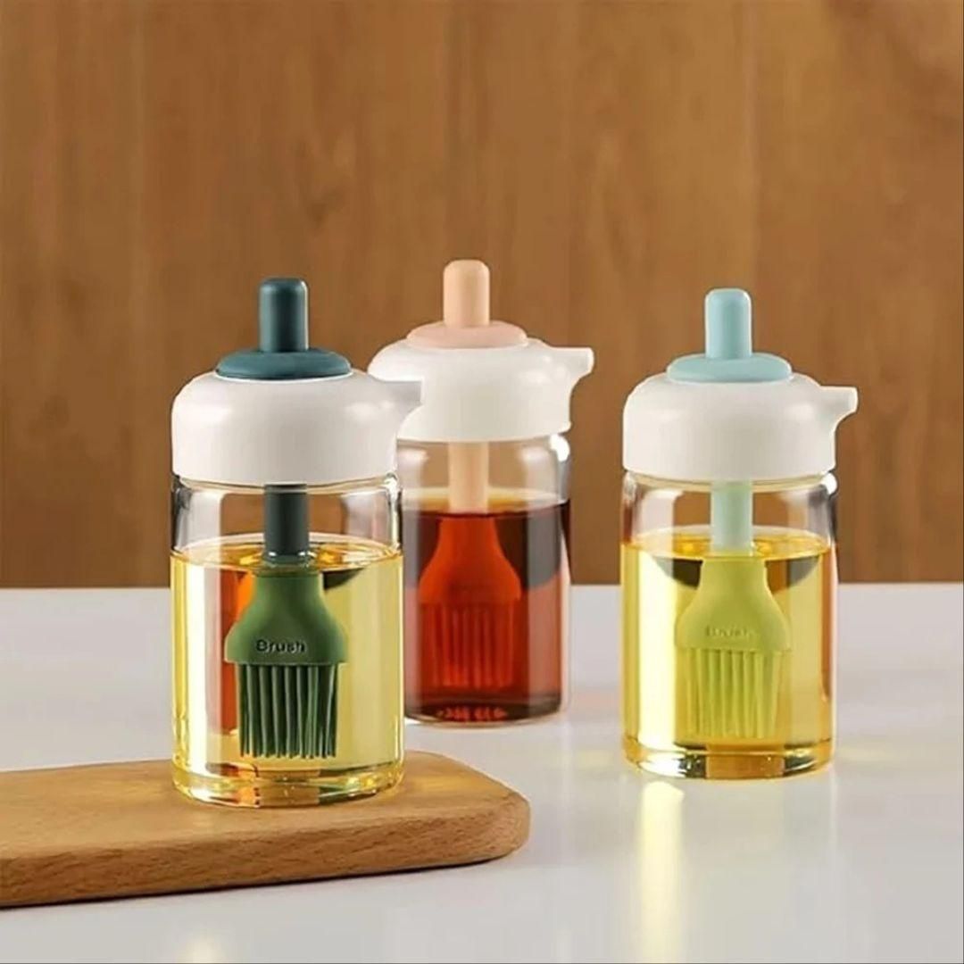 2-in-1 Oil Dispenser with Brush