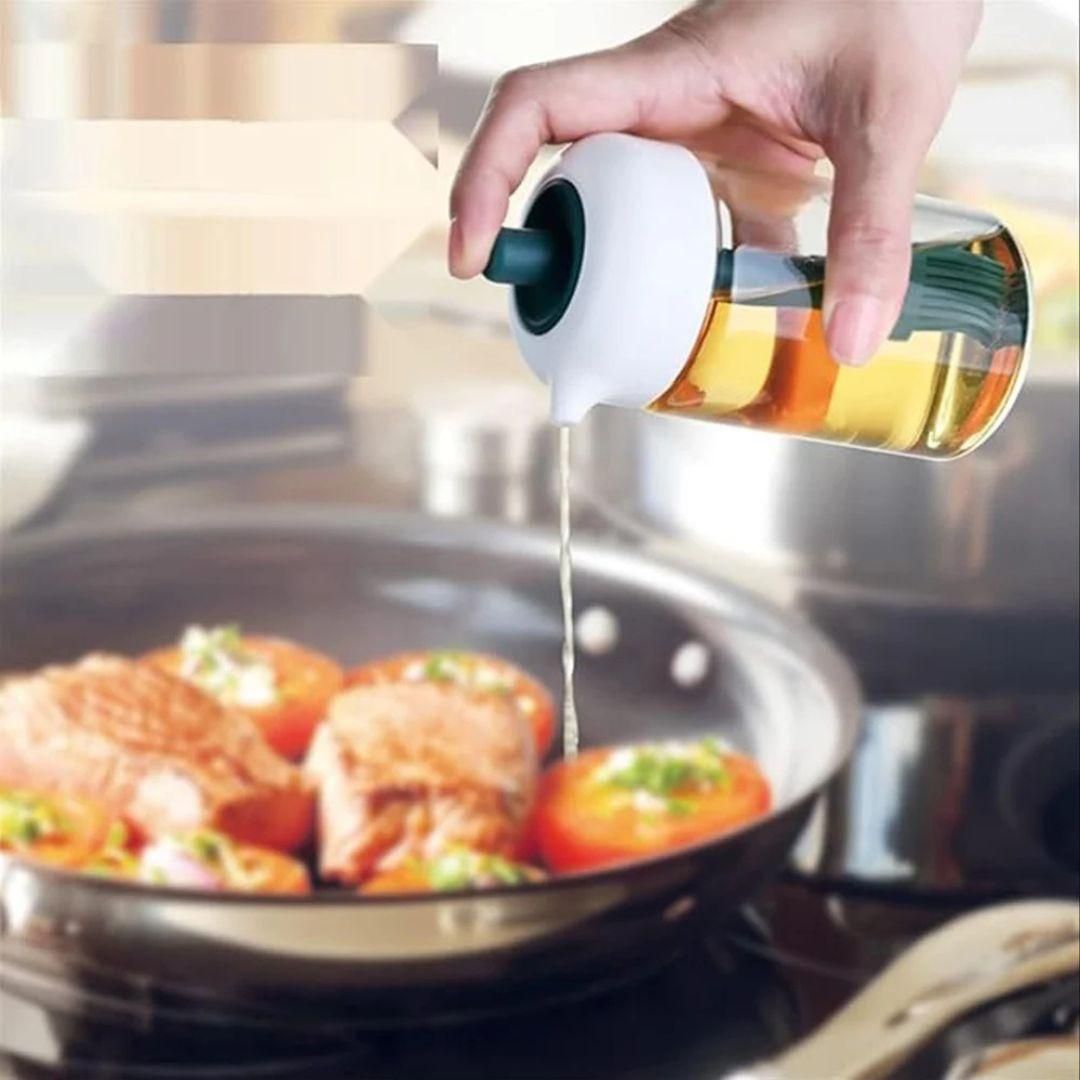 2-in-1 Oil Dispenser with Brush