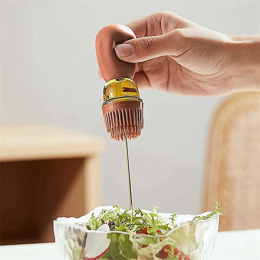 Oil Dispenser with Brush – 2-in-1 Design