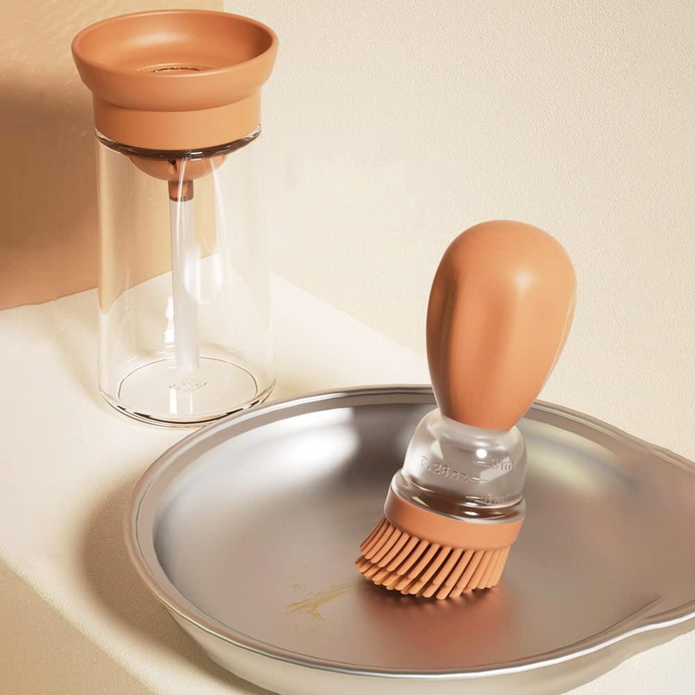 Oil Dispenser with Brush – 2-in-1 Design