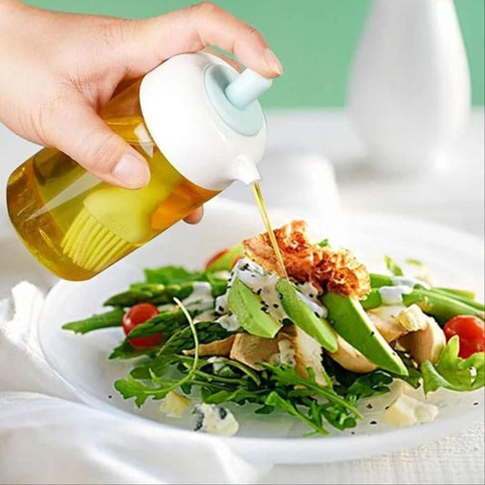 2-in-1 Oil Dispenser with Brush
